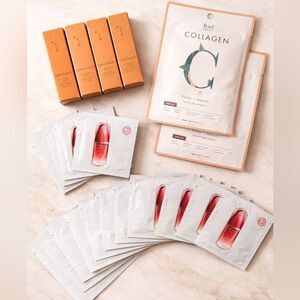 Luxury K-Beauty Skincare Bundle Sulwhasoo Ginseng+ Shiseido Ultimate+ Rael Masks